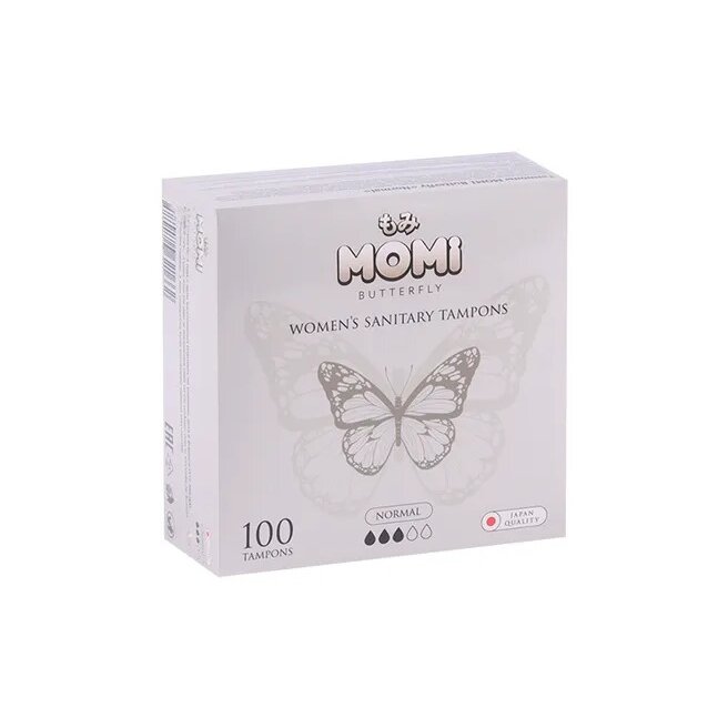 Тампоны гигиенические Momi ButterfliyNormal 100 шт.
