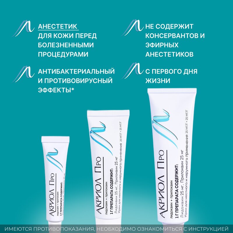 Акриол Про крем для местного и наружного применения 30 г