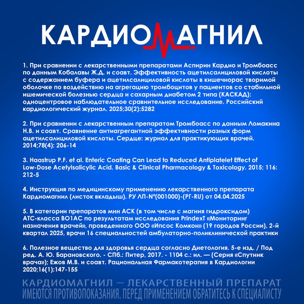 Кардиомагнил таблетки 150 мг+30,39 мг 30 шт.