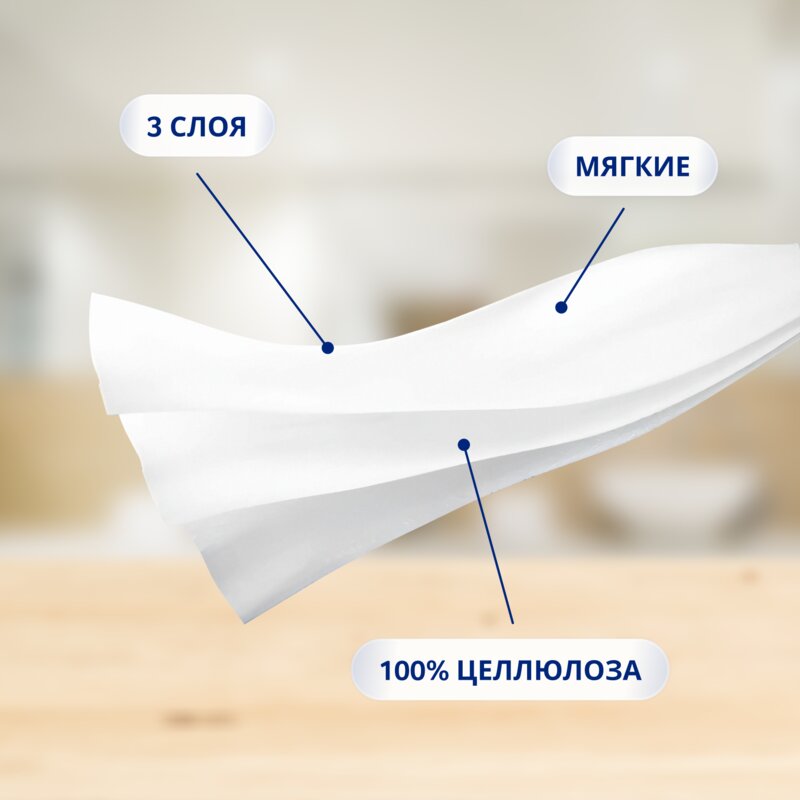 Платочки носовые Zewa Deluxe Design 10х24 шт.