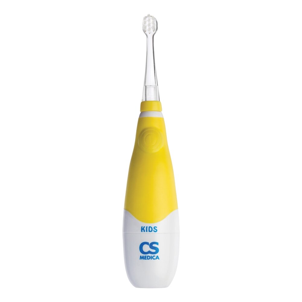 Зубная щетка CS Medica CS-561 Kids электрическая звуковая желтая