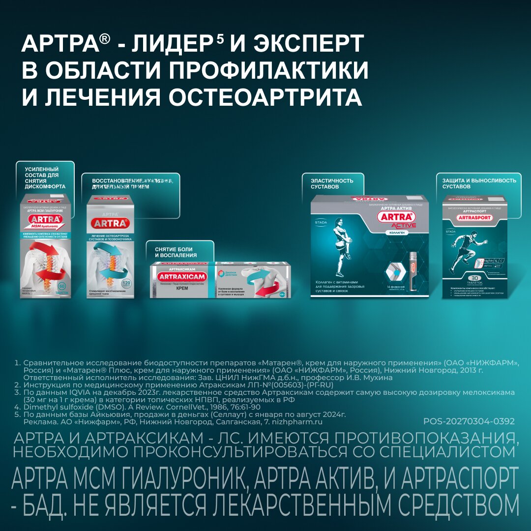 Артраксикам крем для наружного применения туба 50 г