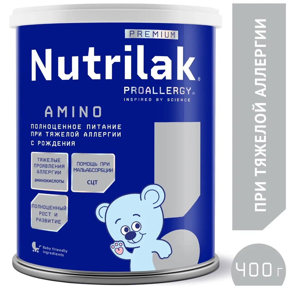 Смесь сухая специализированная Nutrilak Premium Proallergy Amino 400 г