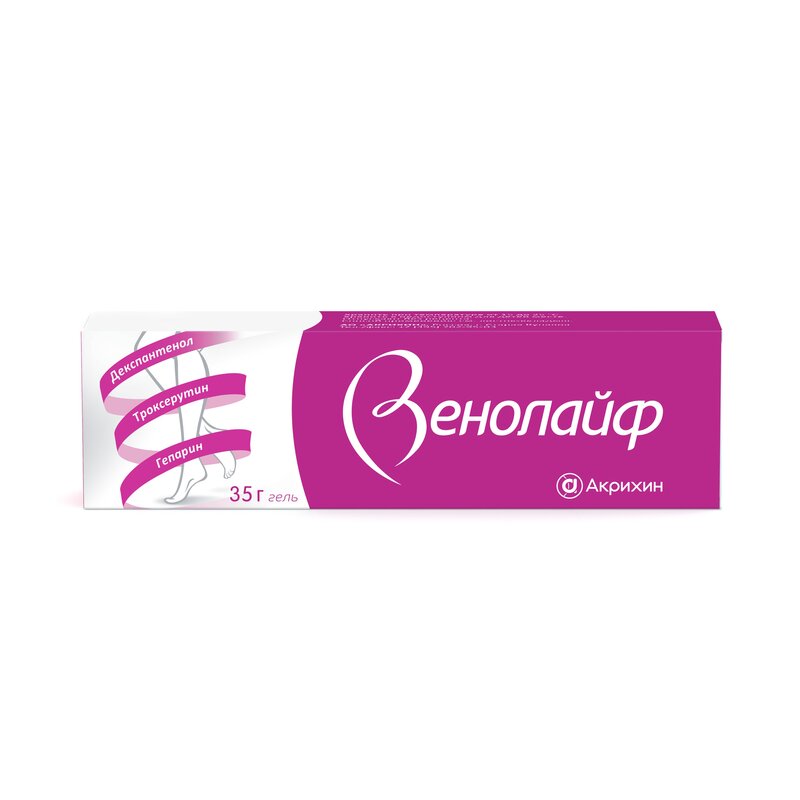 Венолайф гель для наружного применения 0,25%+5%+2% 35 г