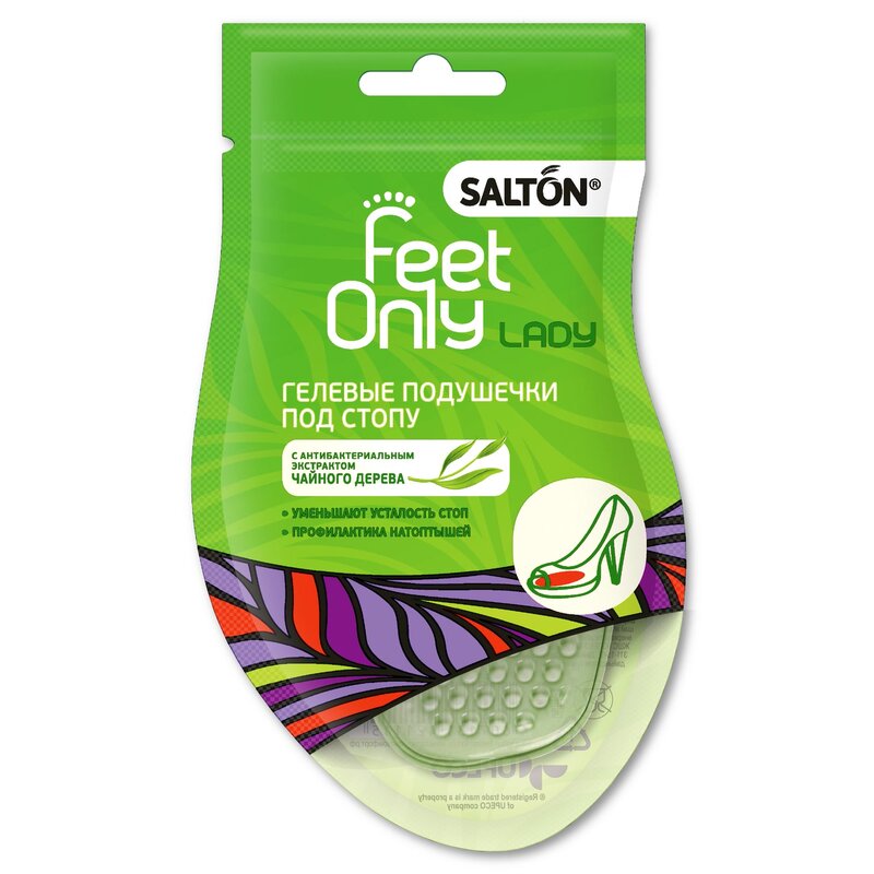 Гелевые подушечки под стопу Salton Feet Only Lady 2 шт.