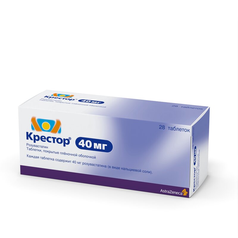 Крестор таблетки 40 мг 28 шт.