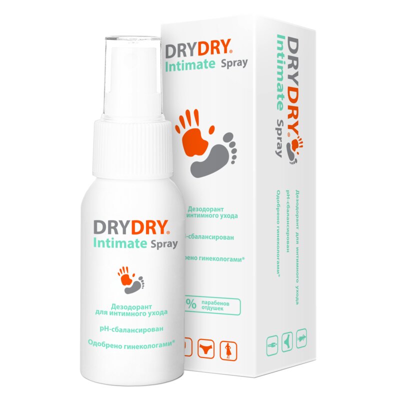 Спрей DryDry Intimate для интимной гигиены 50 мл