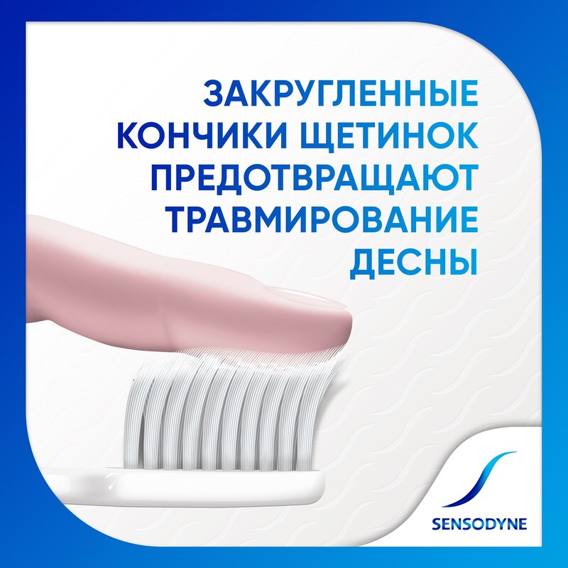 Зубная щетка Sensodyne Бережный уход мягкая 1 шт.