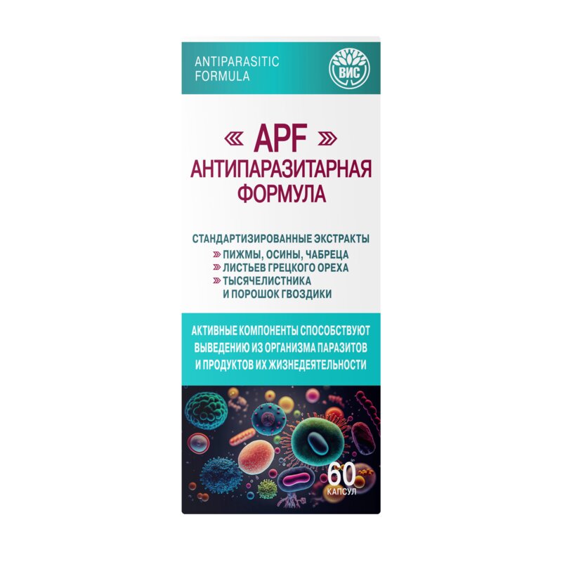 Apf антипаразитарная формула капсулы 0.4г 60 шт.