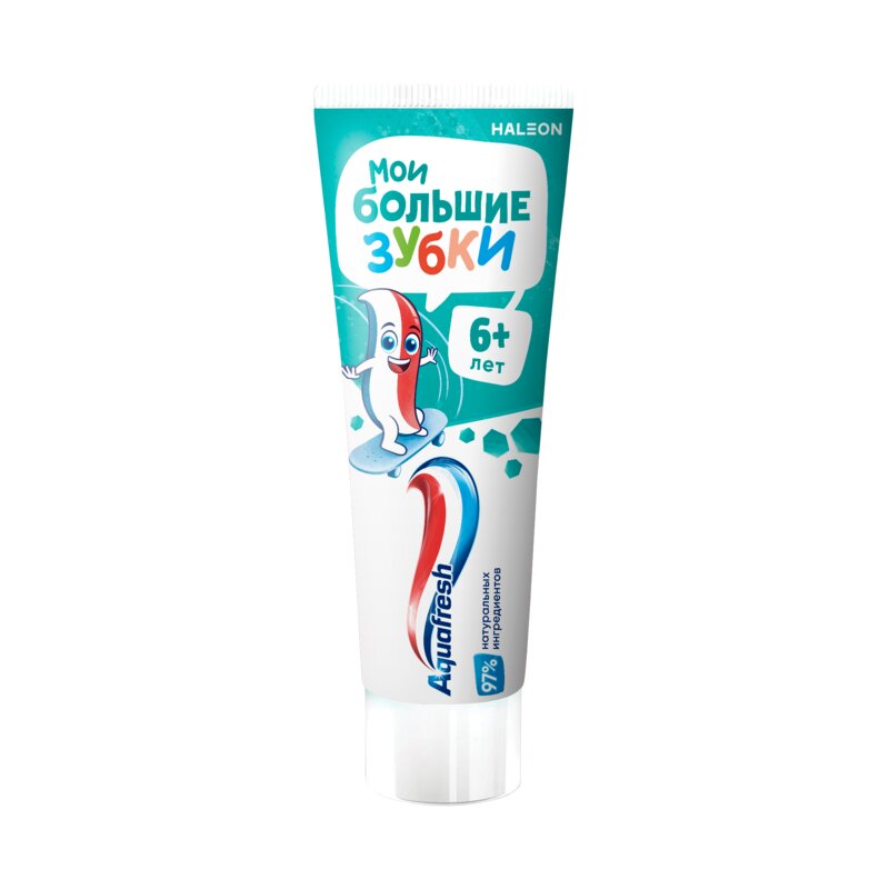 Зубная паста Aquafresh детская мои большие зубки 6-8 лет 50 мл