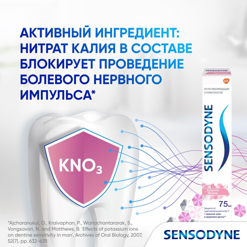 Зубная паста Sensodyne Защита эмали 75 мл