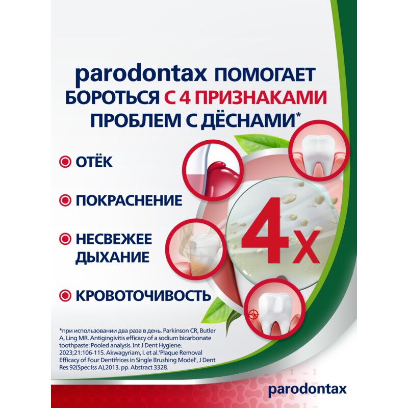 Зубная паста Parodontax экстракты трав 75 мл