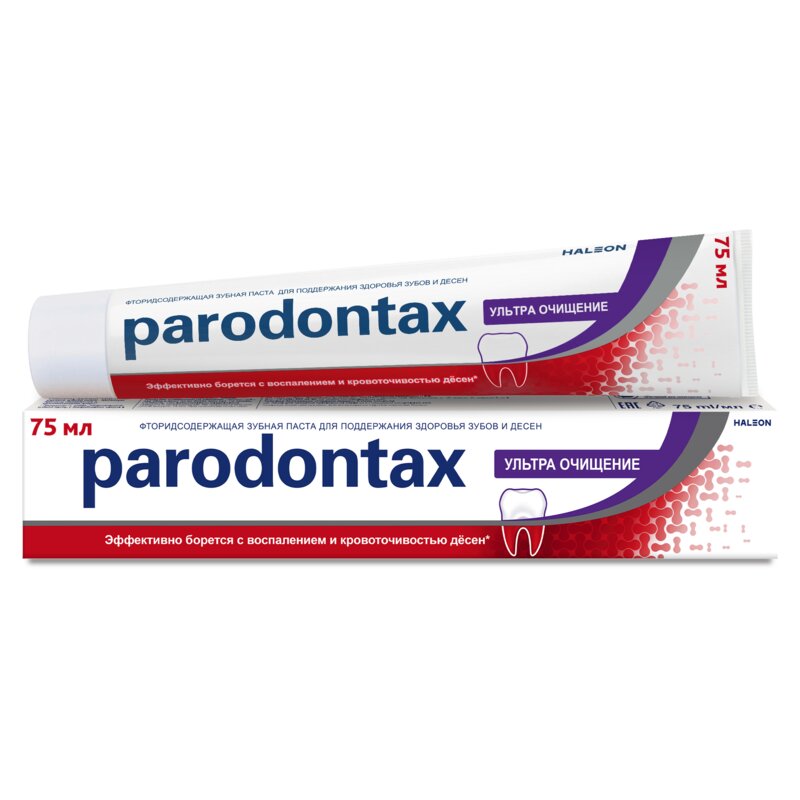 Зубная паста Parodontax с фтором Ультра очищение 75 мл