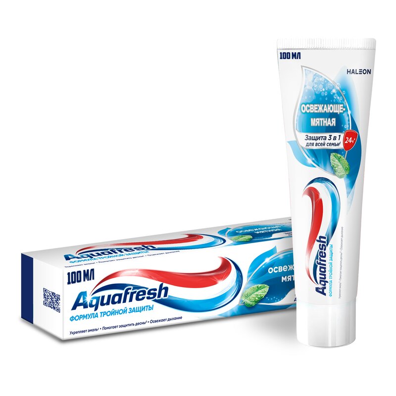 Зубная паста Aquafresh освежающе-мятная 100 мл