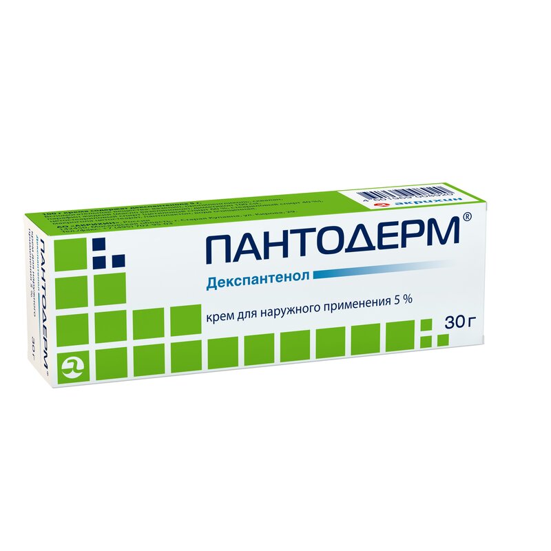 Пантодерм крем для наружного применения 5% 30 г туба 1 шт.