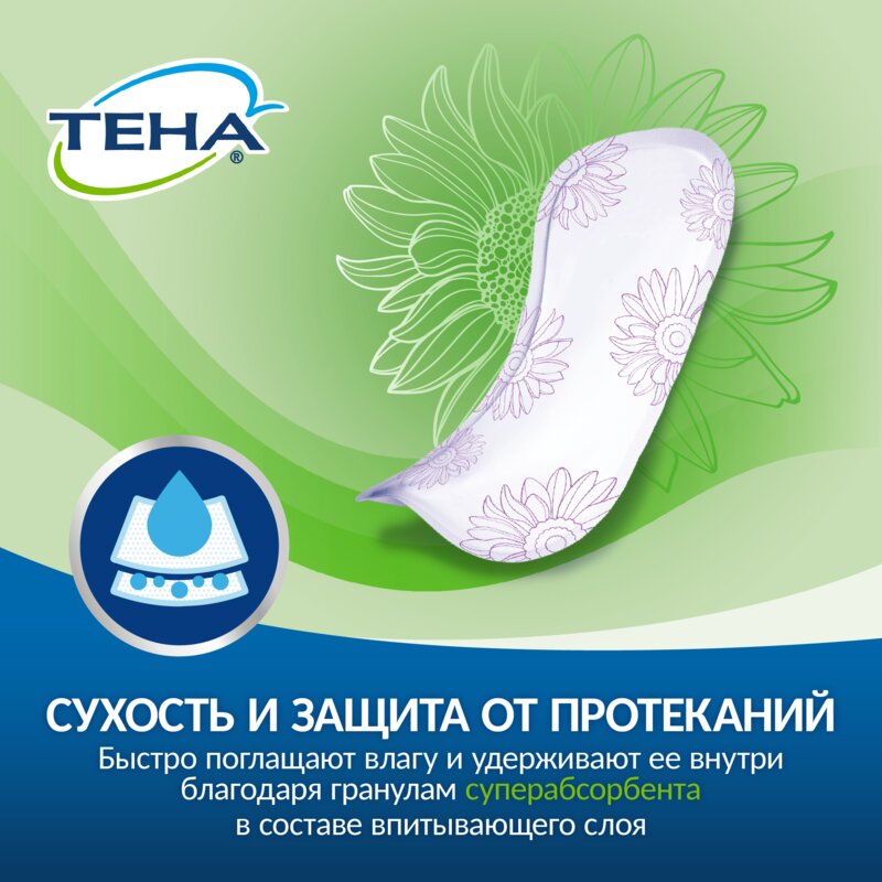 Прокладки урологические Tena Lady Active Mini 2 капли 10 шт.