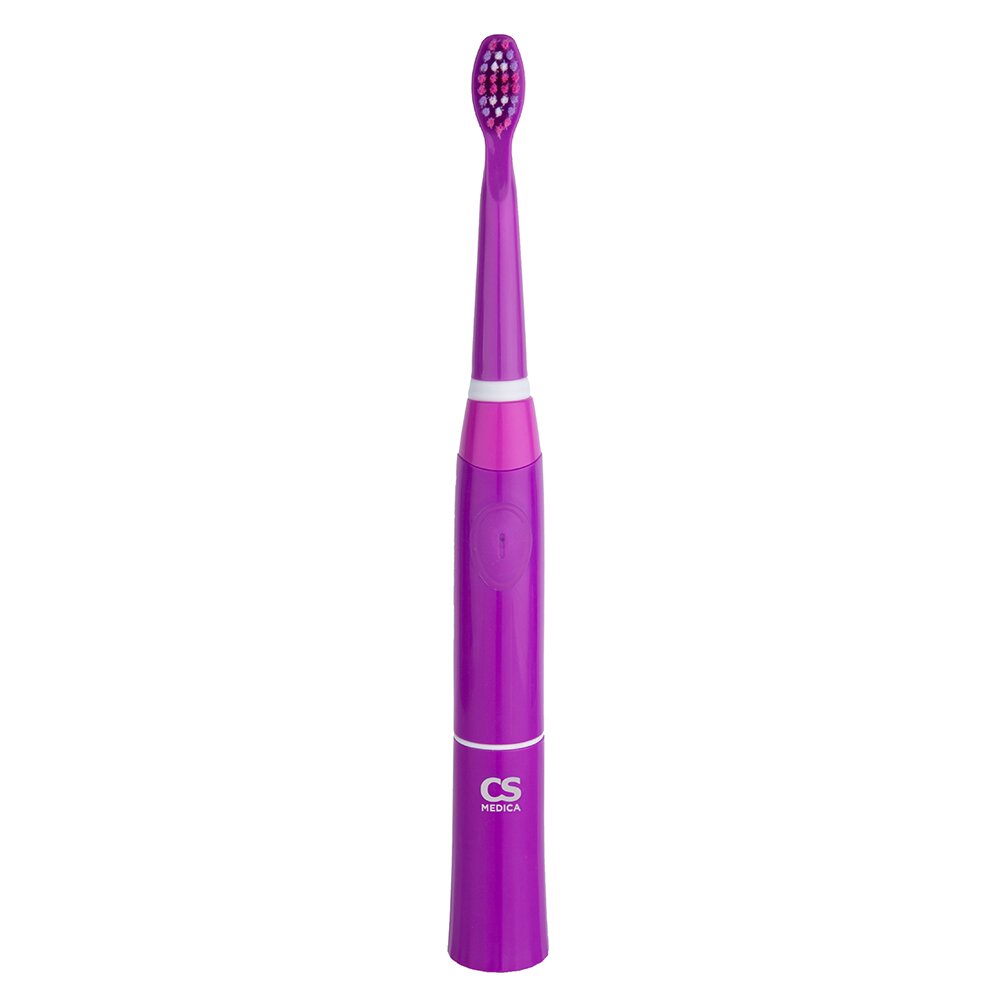 Электрическая звуковая зубная щетка CS Medica CS-999-F цвет фиолетовый