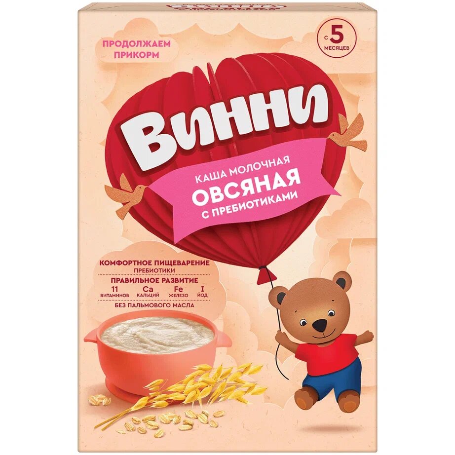 Каша молочная Винни овсяная 200 г