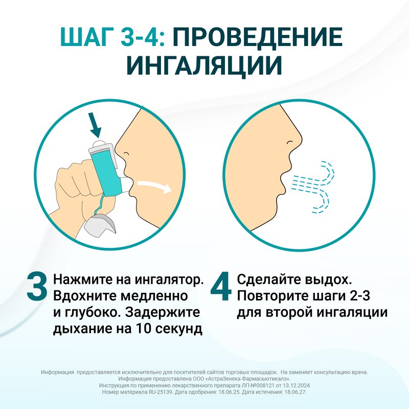 Айрсупра аэрозоль для ингаляций дозированный 80 мкг/доза+90 мкг/доза 120 доз