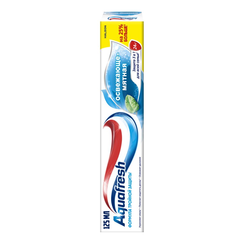 Зубная паста Aquafresh Освежающе-мятная 125 мл