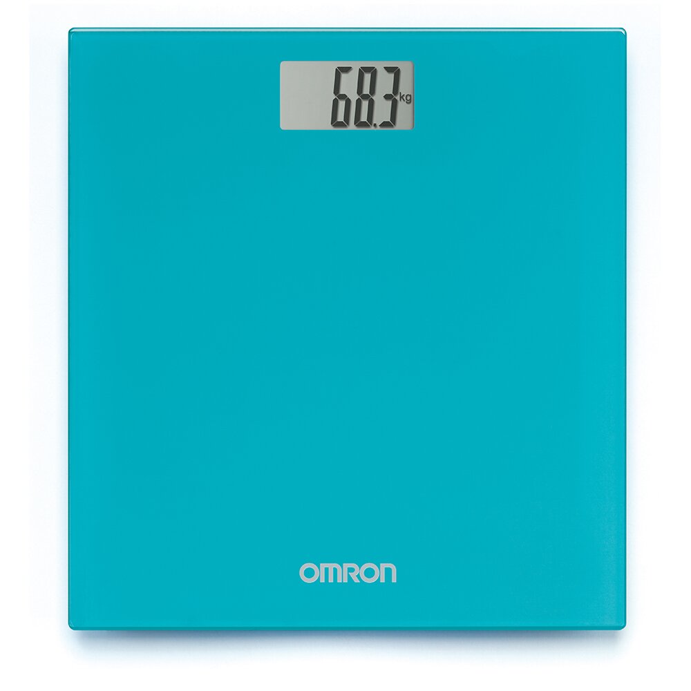 Omron весы персональные цифровые бирюзовые HN-289 1 шт.