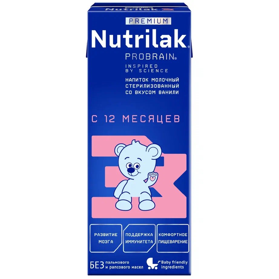 Молочная Смесь жидкая Nutrilak Premium 3 с 12 мес. 200 мл