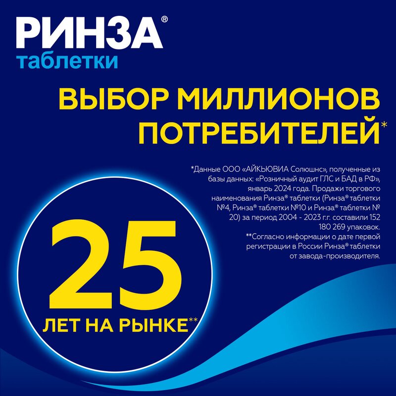 Ринза таблетки 20 шт.