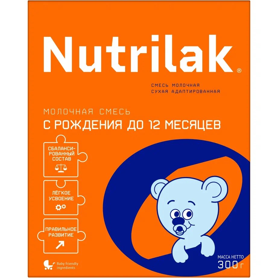 Смесь сухая молочная Nutrilak 0-12 мес 300 г