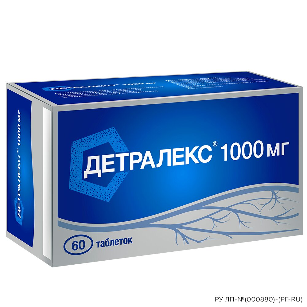 Детралекс таблетки 1000 мг 60 шт.