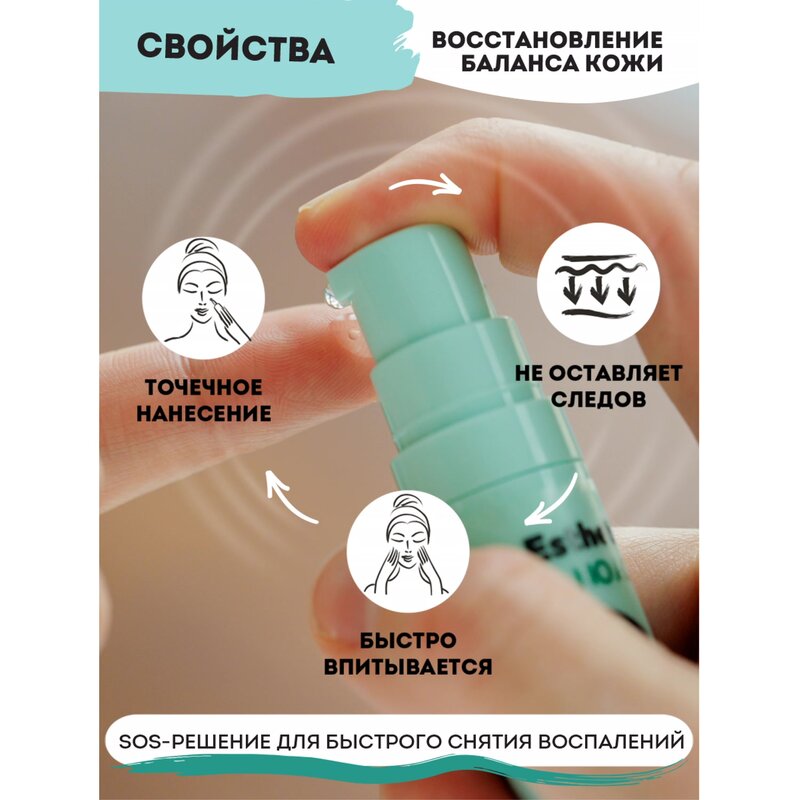 Гель-корректор Dr. Esthetica no acne для кожи, склонной к акне для взрослых 25+ туба 15мл