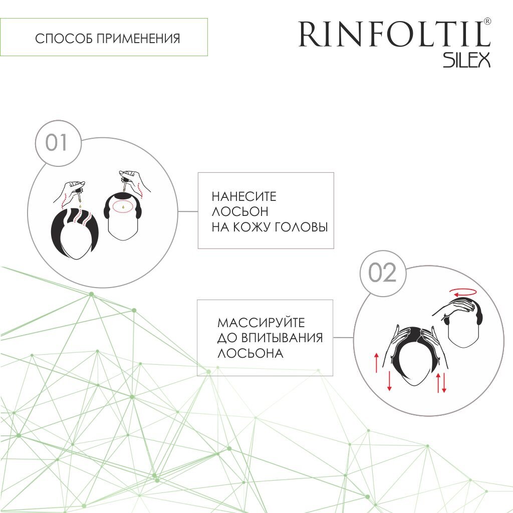 Лосьон от выпадения волос Rinfoltil Silex с кремнием для мужчин 100 мл