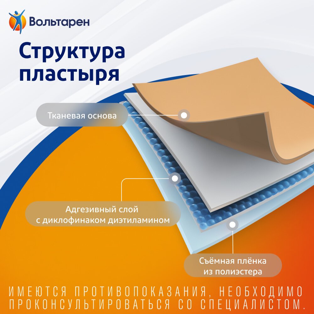Вольтарен пластырь трансдермальный 30 мг/сутки 2 шт.
