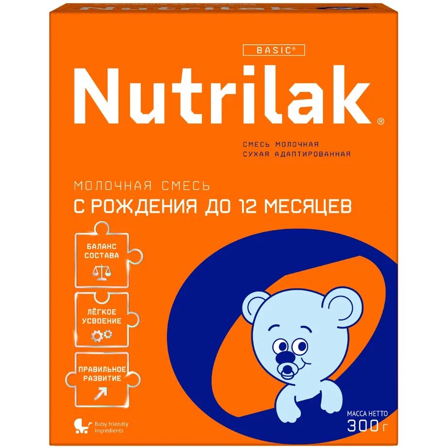 Смесь сухая молочная Nutrilak 0-12 мес. 300 г