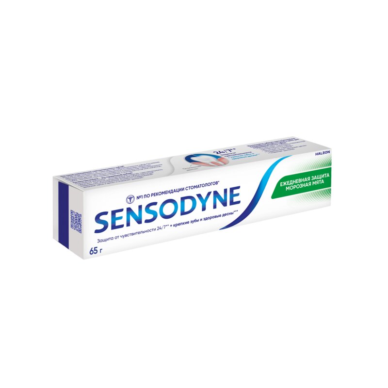 Зубная паста Sensodyne Ежедневная защита Морозная мята 65 г