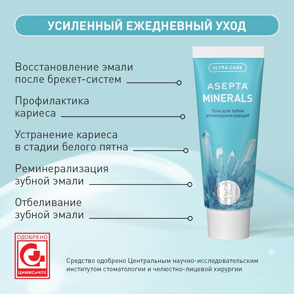 Гель реминерализующий Асепта 40 г