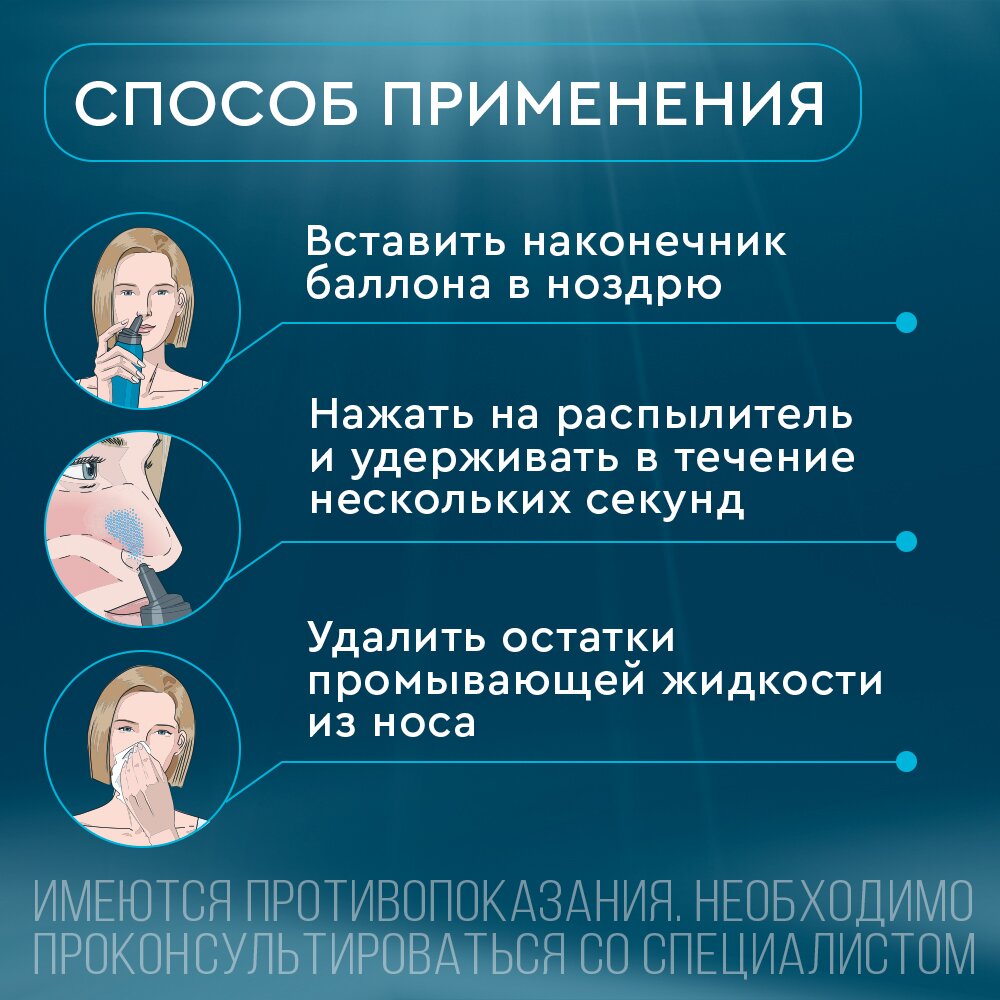 Аквалор Актив Форте средство для орошения и промывания полости носа 150 мл