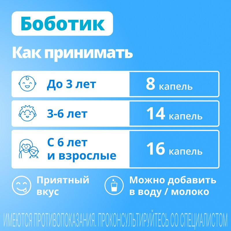 Боботик капли для приема внутрь 30 мл