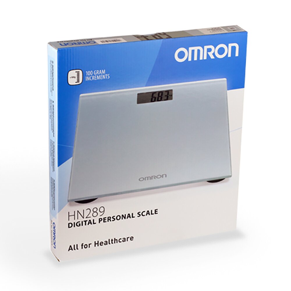 Весы цифровые персональные цвет серый HN-289 Omron/Омрон