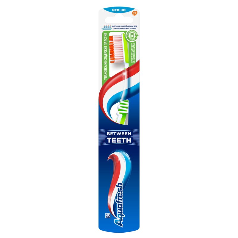 Зубная щетка Aquafresh Between Teeth средняя