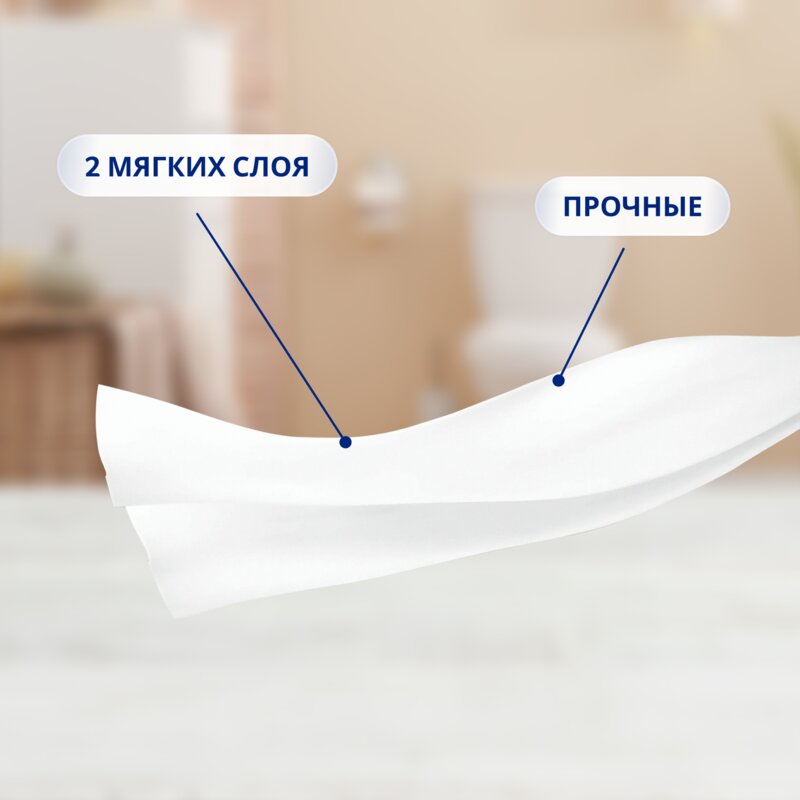 Салфетки бумажные 2-х слойные Zewa Everyday 250 шт.