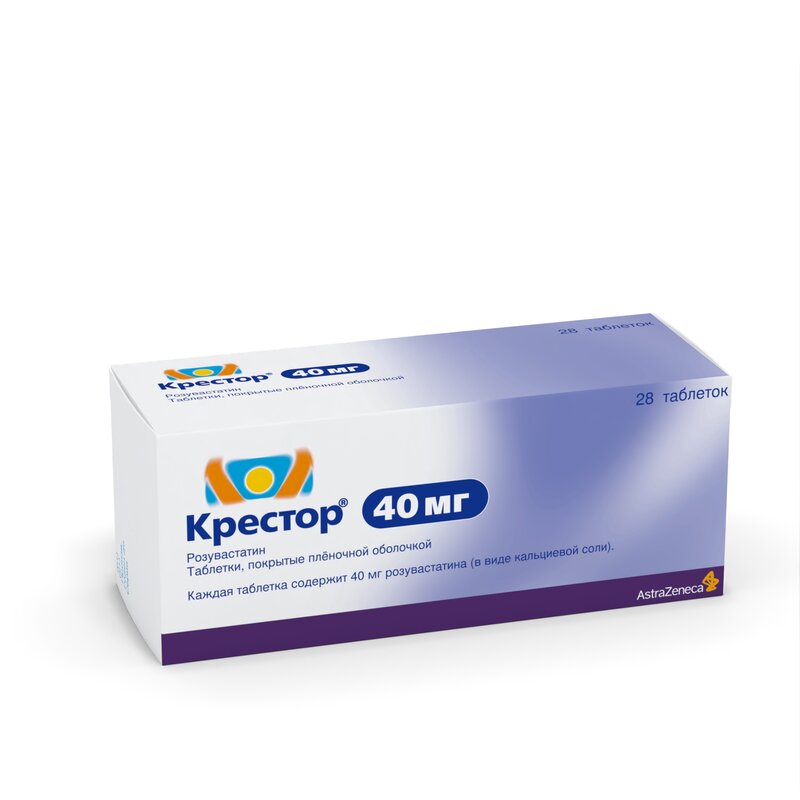 Крестор таблетки 40 мг 28 шт.