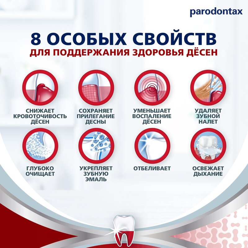 Зубная паста Parodontax Комплексная защита Отбеливающая 75 мл