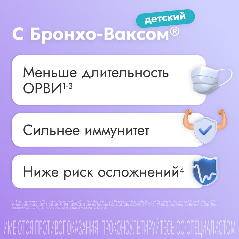 Бронхо-Ваксом детский капсулы 3,5 мг 10 шт.