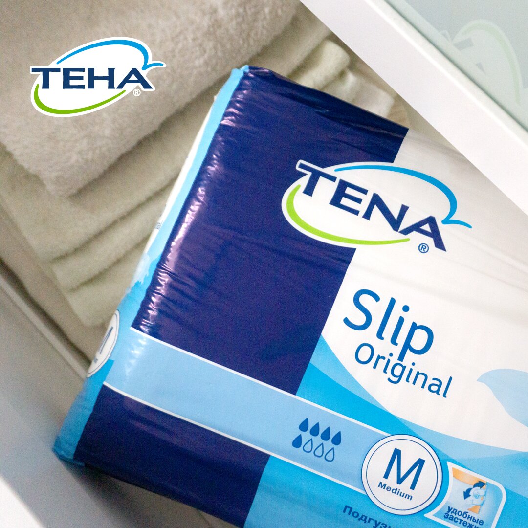 Подгузники для взрослых Тена (TENA) Original Slip р. L 30 шт.