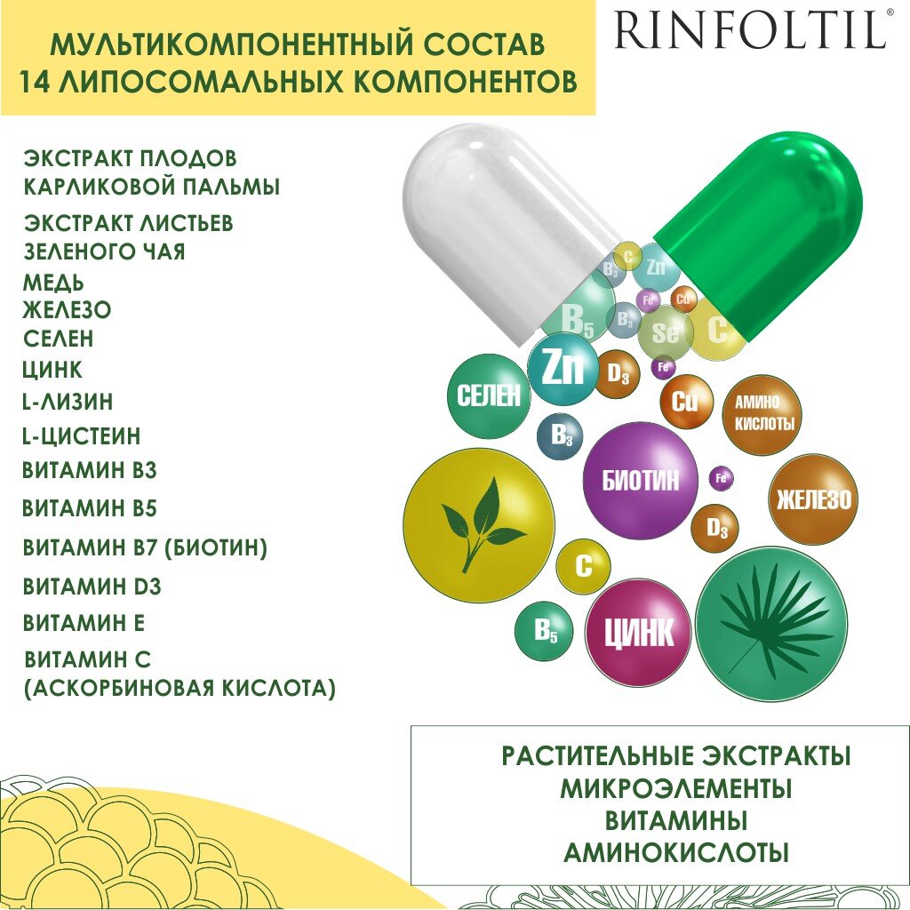 Ринфолтил липосомальный комплекс для женщин капсулы 60 шт.