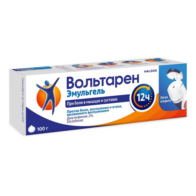 Вольтарен Эмульгель гель для наружного применения 2% 100 г