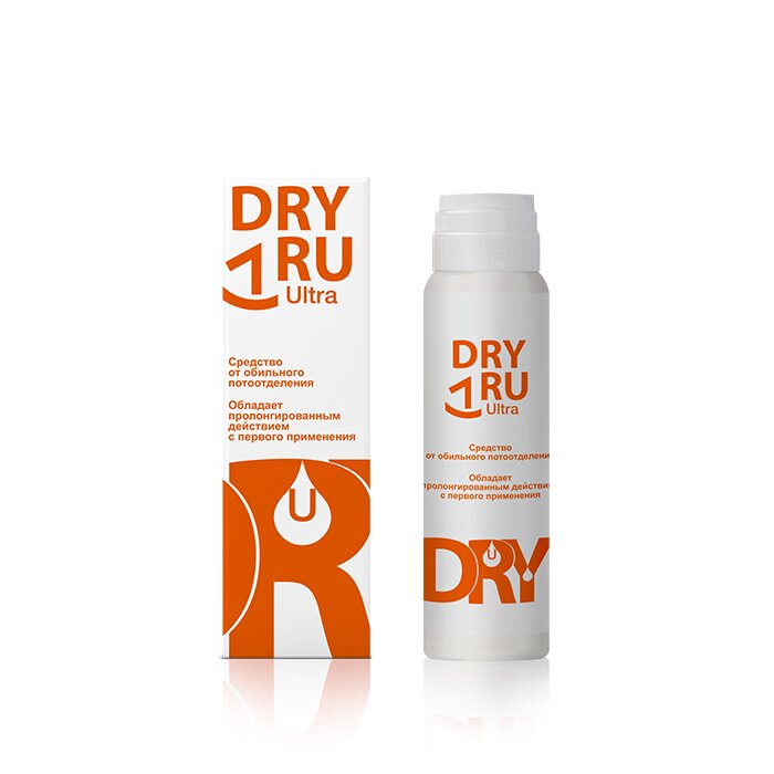 Средство от обильного потоотделения Dry Ru Ultra с пролонгированным действием 50 мл
