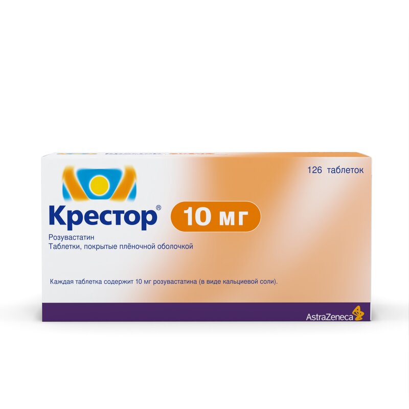 Крестор таблетки 10 мг 126 шт.