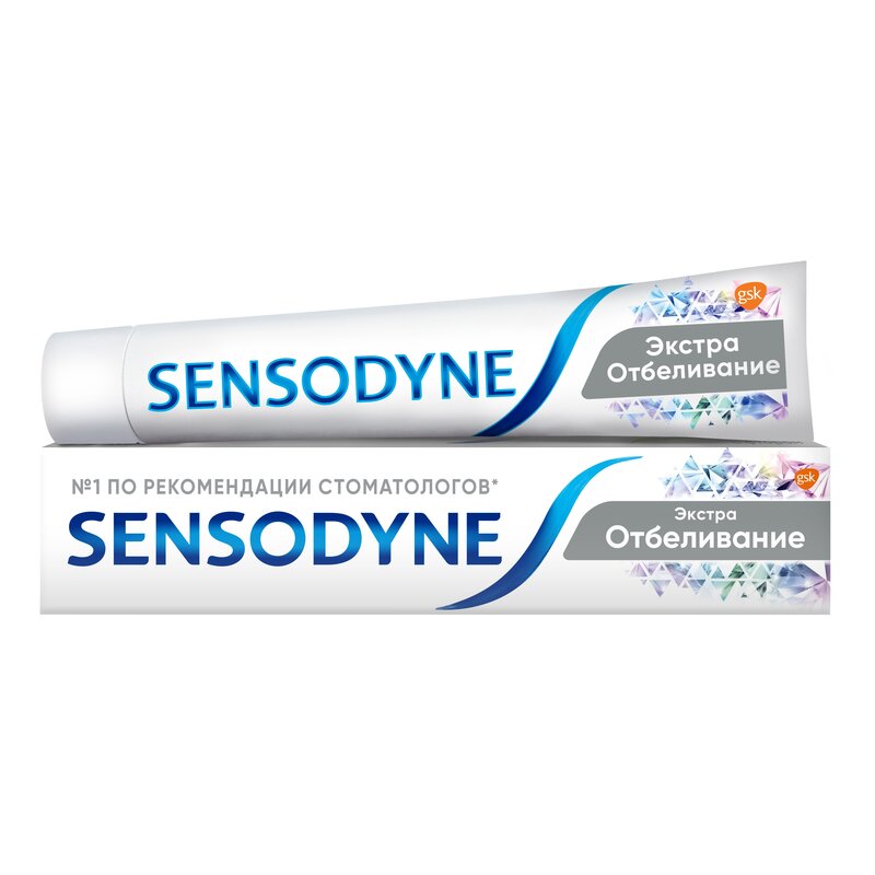 Зубная паста Sensodyne Экстра отбеливание 50 мл