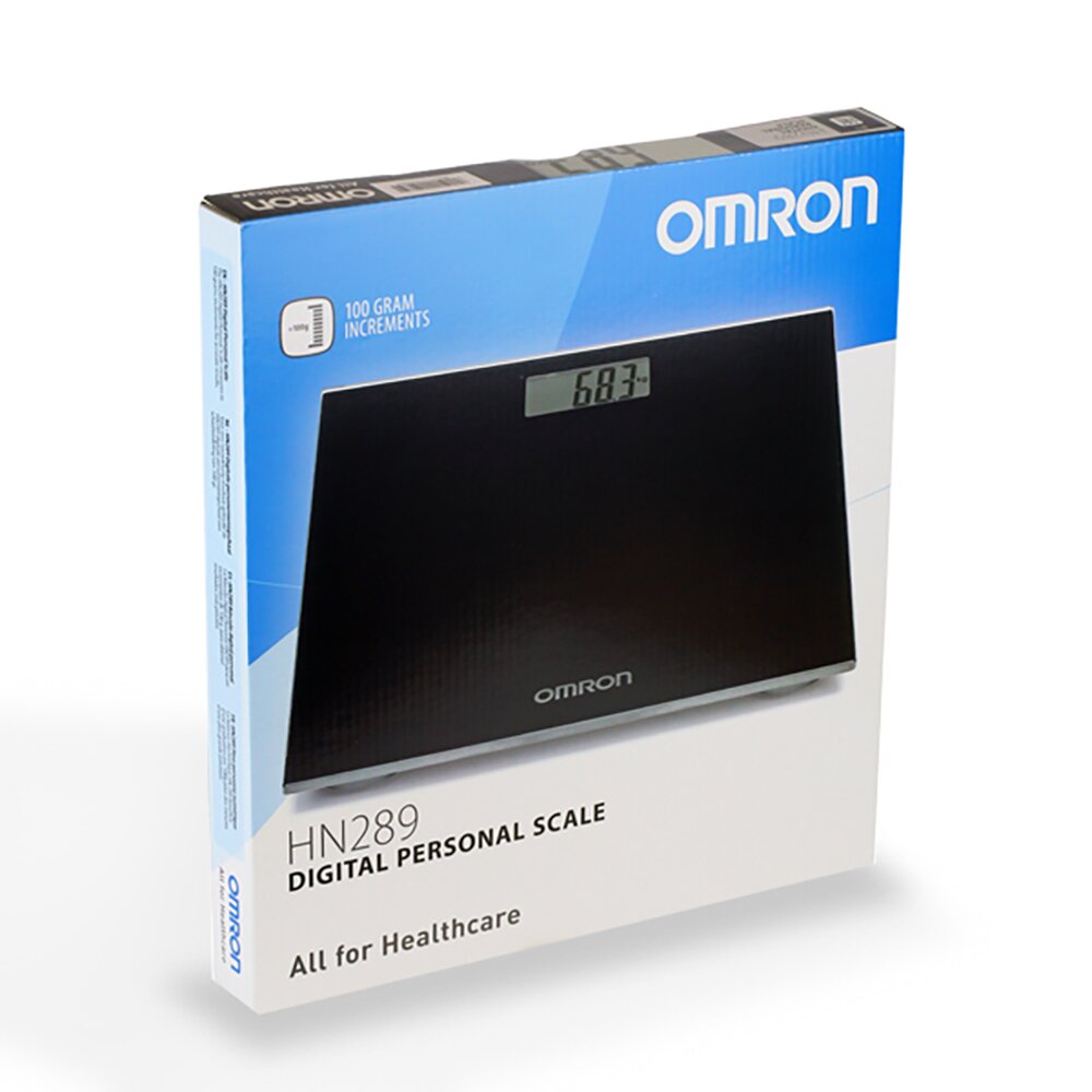 Omron весы персональные цифровые черные HN-289 1 шт.